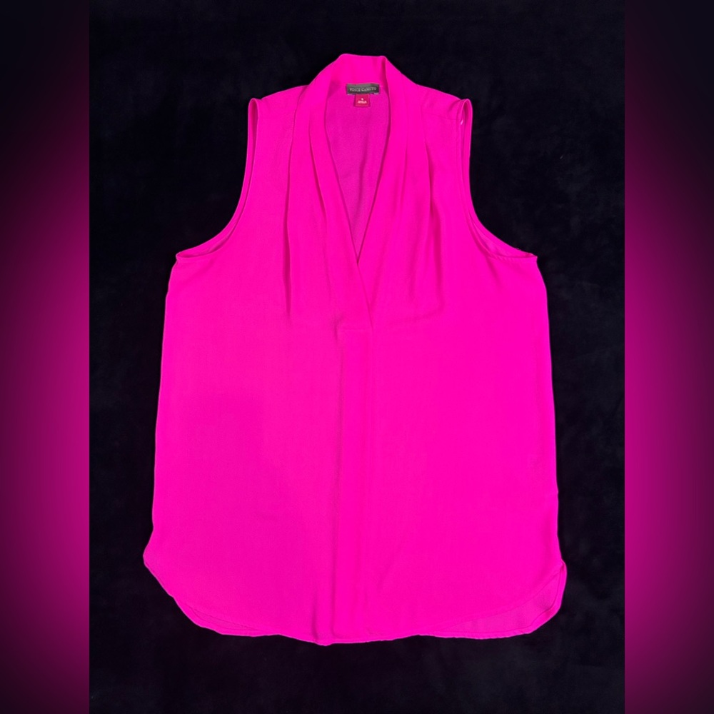 Vince Camuto Fuchsia Sleeveless Blouse